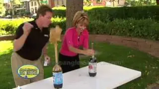 Cool Science Experiment - Original Mentos Diet Coke Geyser