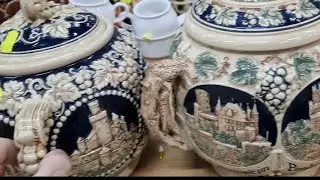 секонд-хенд Германия барахолка базар фарфор хрусталь антик винтаж Second Hand Germany porzellan