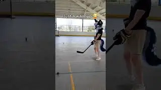 Hockey challenge in fursuit 👀