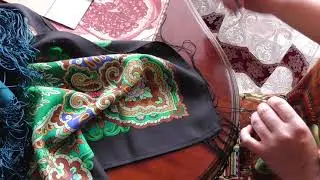 Вяжем бахрому.Ролик в 2х частях.Часть1. 