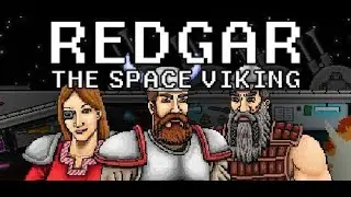 Redgar: The Space Viking - PC gameplay - 2D top down melee shooter
