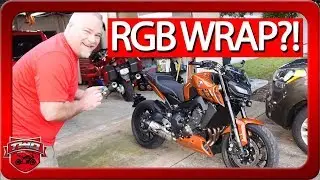 Chameleon Motorcycle RGB Color Changing Wrap