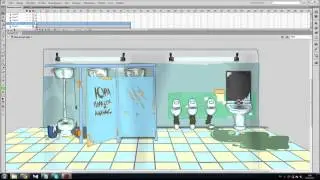 speed animation in flash ( пародия на всех супер героев )