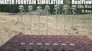 Water Simulation - RealFlow, 3Ds Max, VRay