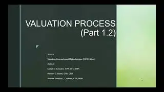 VALUATION PROCESS (Part 1.2)