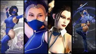 Kitana - MK2 Comic, Ahsoka Tano, Succubus, SC3 Xianghua & MK9 - Skin Mod Showcase - Mortal Kombat 1