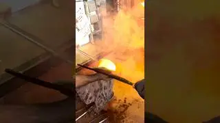 ASMR GLASS BLOWING PROCESS With Final Results (Newt Glass: Scottsdale AZ)
