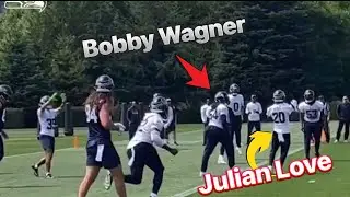 Bobby Wagner and Julian Love bringing that juice at Seahawks OTAs.