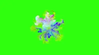 Color Smoke Blast Green Screen 