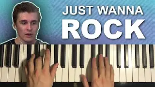 Lil Uzi Vert - Just Wanna Rock (Piano Tutorial Lesson) | The Luddy Song