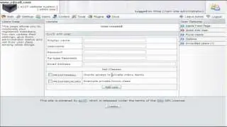 e107 - User module overview