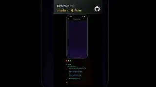 Flutter animation: Orbiting star