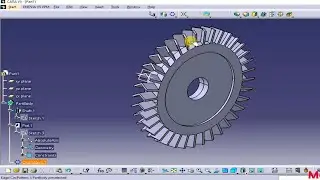Robot Wheel making in Catia || How to design Robot Wheel in Catia || Catia Part design Mech20 Tech