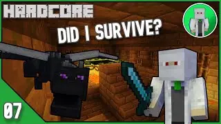 Minecraft Hardcore #7 - Fighting the Enderdragon!