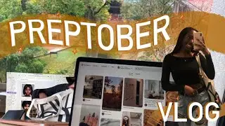 preptober vlog (outlining my new novel!)