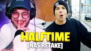 Ren - Halftime [Nas Retake] REACTION | #LucaReacts