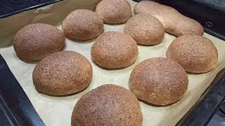 Домашний хлеб с пшеничными отрубями и кунжутом