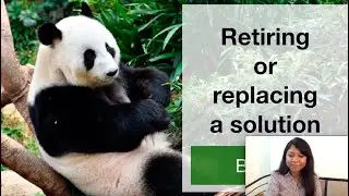 Factors that influence retiring and replacing a solution
