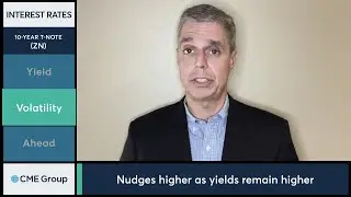 10-Year Note volatility nudges higher as yields remain constant. 8/30/24