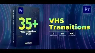Premiere Pro Template: VHS Transitions