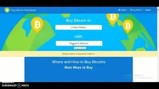 Buying bitcoins in United States