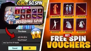 0 UC SPIN TRICK 50 LUCKY SPIN FREE BGMI | FREE LUCKY SPIN IN BGMI