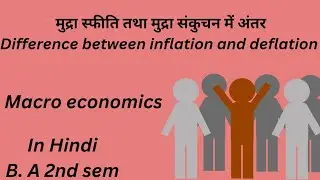 मुद्रा स्फीति तथा मुद्रा संकुचन में अंतर||In Hindi||Macro economics||