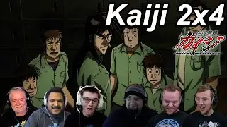 Kaiji Ultimate Survivor 2x4 Reactions | Great Anime Reactors!!! | 【カイジ】【海外の反応】