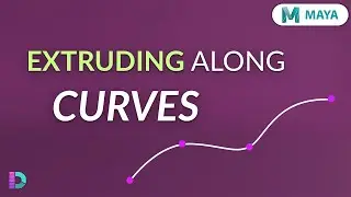 Extrude Along A Curve In Maya