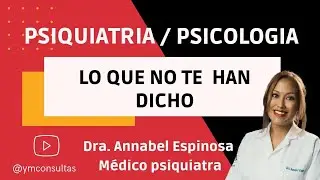 📣Psicología y Psiquiatria ❌ Lo que NO TE HAN DICHO