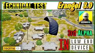 Pubg New State technical test Gameplay in low end mobile in Realme c3 