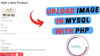 How To Upload Images In Php And Store In Database || Image Uploading In Php With Databases