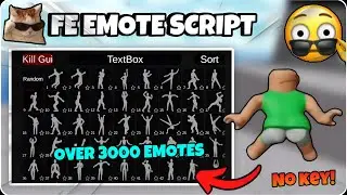[FE] Emotes/ Dancing Script (- Roblox Scripts *Pastebin* Over 100000 Animation