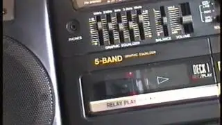 1990s Panasonic RX-CT810 Portable Stereo System