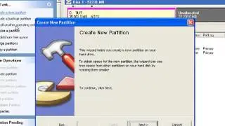 Create a Partition in Windows XP Partition Magic   YouTube