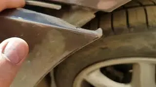 bumper sagging on Kalina 2