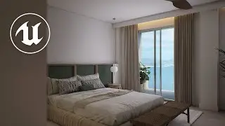 Interactive Virtual Tour of a Hotel Room in Unreal Engine 5