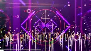 Up and down Exid Bar VJ dance background