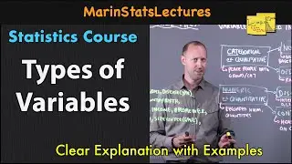 Variables and Types of Variables | Statistics Tutorial | MarinStatsLectures