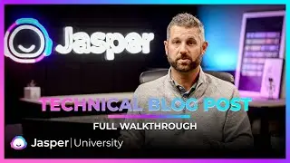 Writing a Technical Blog Post With Jasper AI (Full Walkthrough) – Jasper University