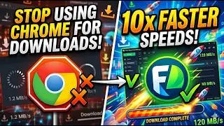Stop Using Chrome for Downloads! How to Install FDM for 10x Faster Speeds