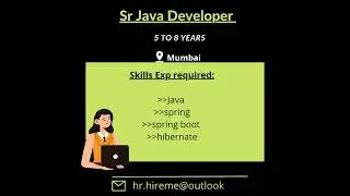Java Developer | Mumbai | Applynow | Hire Me!