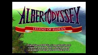 [SAT] Albert Odyssey   Legend of Eldean intro game play [US]