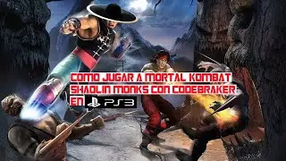Mortal Kombat Shaolin Monks: Como Jugar en la PS3 Con Codebraker Solucion a error BOSS FIX CODE