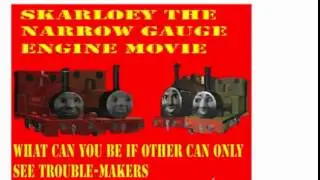 Skarloey the narrow gauge engine movie poster rough