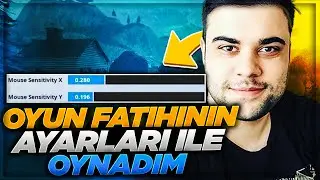OYUN FATİH'İN AYARLARI İLE OYNADIM! - EN YÜKSEK SENS! (Fortnite Türkçe)