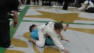 Jiu jitsu girls foot to face