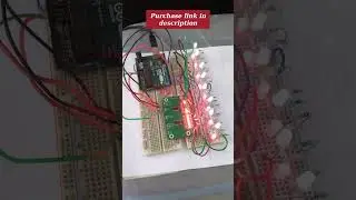 74595 shift register module | LED patterns generation | 16 outputs from 3 GPIO