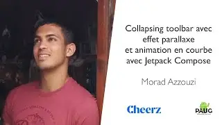 Collapsing toolbar avec effet parallaxe et animation en courbe avec Jetpack Compose - Morad Azzouzi