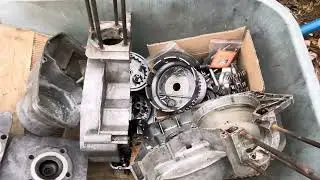 Engine Jawa 350/638 test 12.12.2023 after repair (urban settlement Krasnaya Gorbatka, Vladimir re...